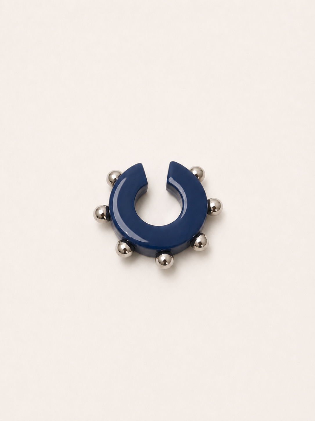 EAR COFF CORAL DOT AZUL