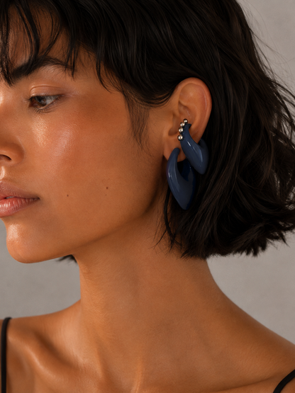 EAR CUFF SURI DOT AZUL
